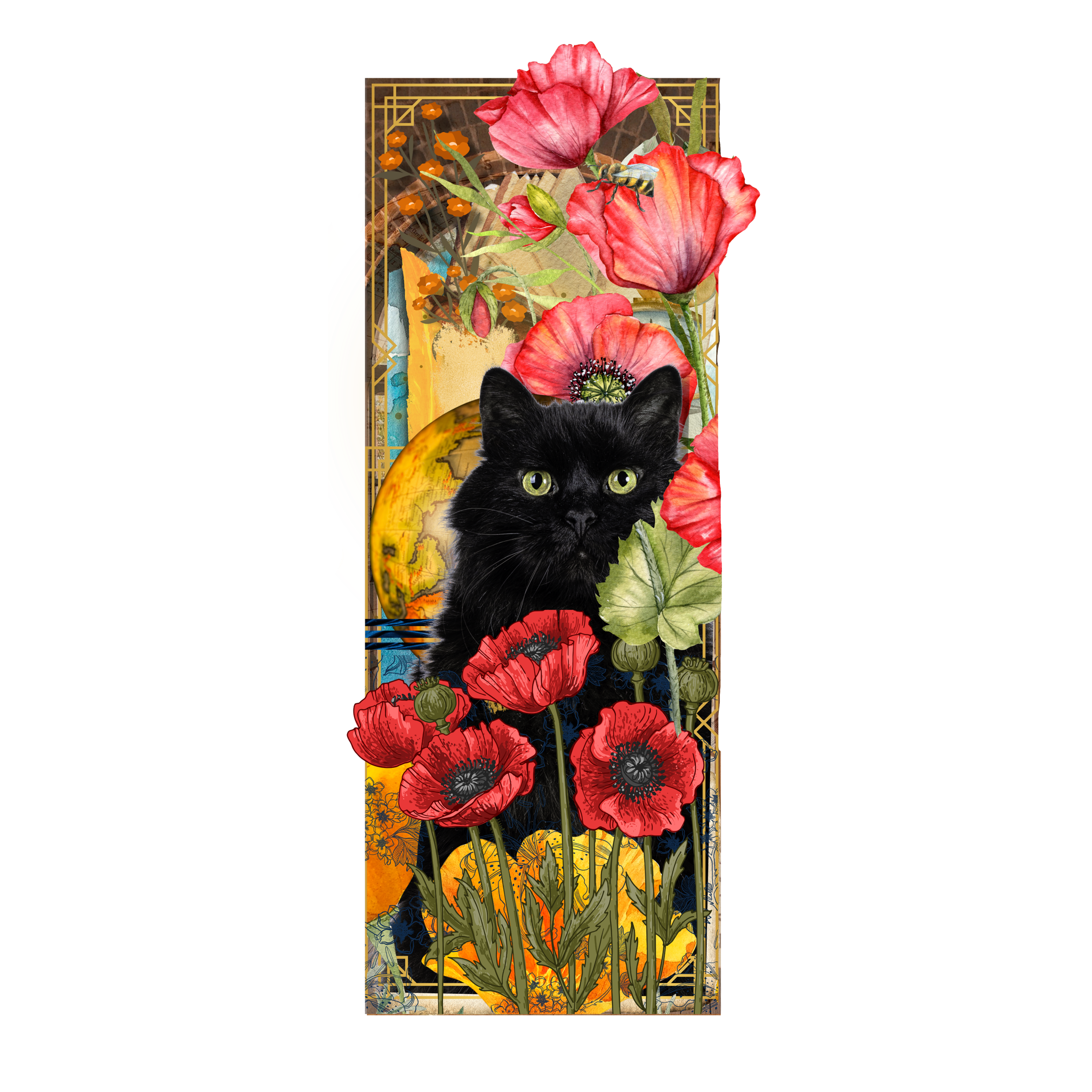 Black Cat Bookmark